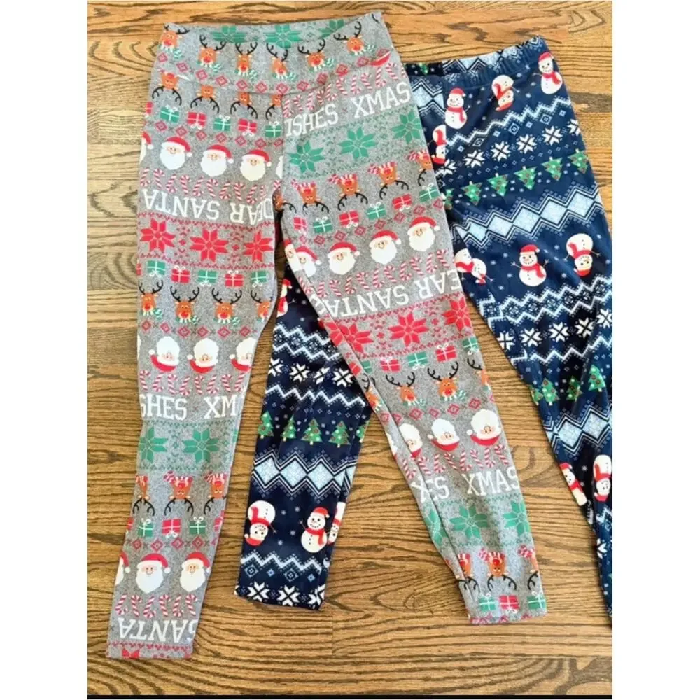 Christmas Fleece Pajama Bottoms - Cozy, Unisex Boys Girls kids large 11-13 large